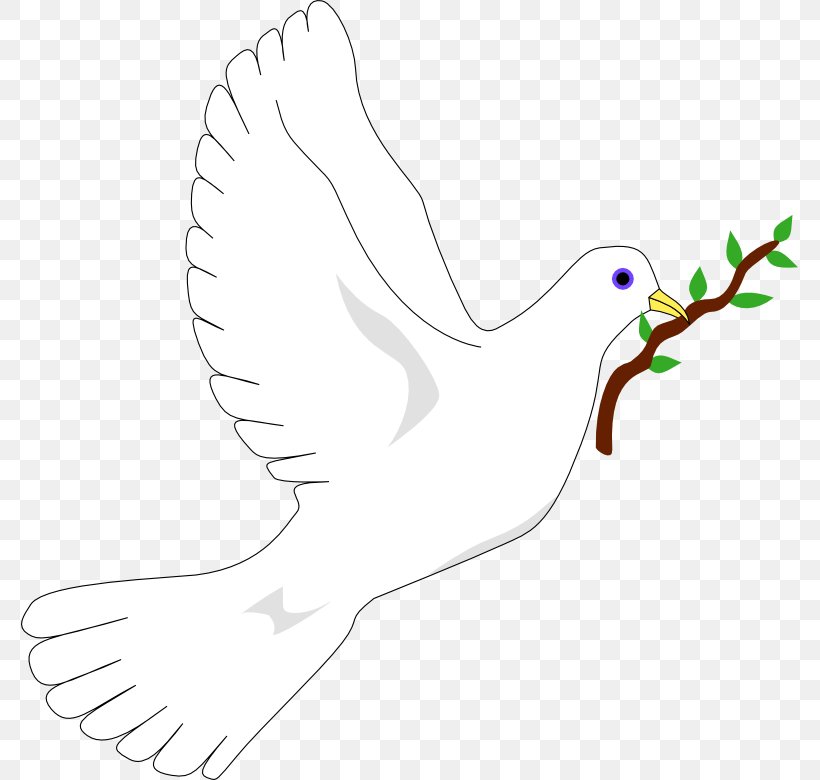 Columbidae Peace Symbols Olive Branch Doves As Symbols, PNG, 777x780px, Watercolor, Cartoon, Flower, Frame, Heart Download Free