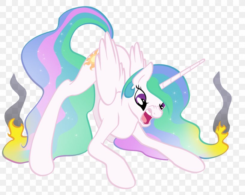 Pony Princess Celestia Twilight Sparkle Snarl Horse, PNG, 1548x1229px, Watercolor, Cartoon, Flower, Frame, Heart Download Free