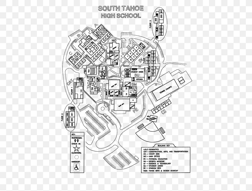 South Tahoe High School El Dorado Union High School District Stateline National Secondary School, PNG, 440x622px, School, Area, Artwork, Black And White, Campus Download Free