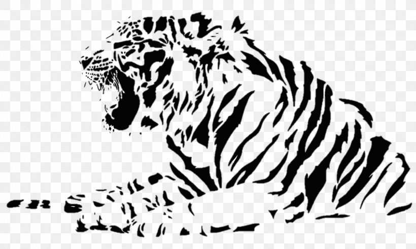 White Tiger Drawing, PNG, 1560x935px, Tiger, Animal Figure, Art, Big Cats, Black Download Free