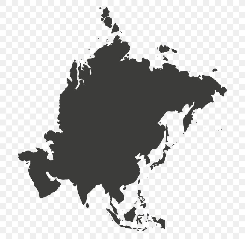 Asia Globe Map Vector Graphics Royalty-free, PNG, 800x800px, Asia, Black, Black And White, Globe, Map Download Free