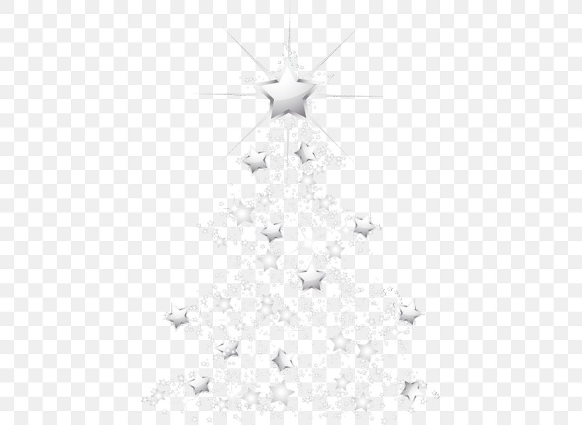 Christmas Tree Santa Claus Christmas Day Fir Christmas Ornament, PNG, 421x600px, Christmas Tree, Black And White, Branch, Christmas Day, Christmas Decoration Download Free