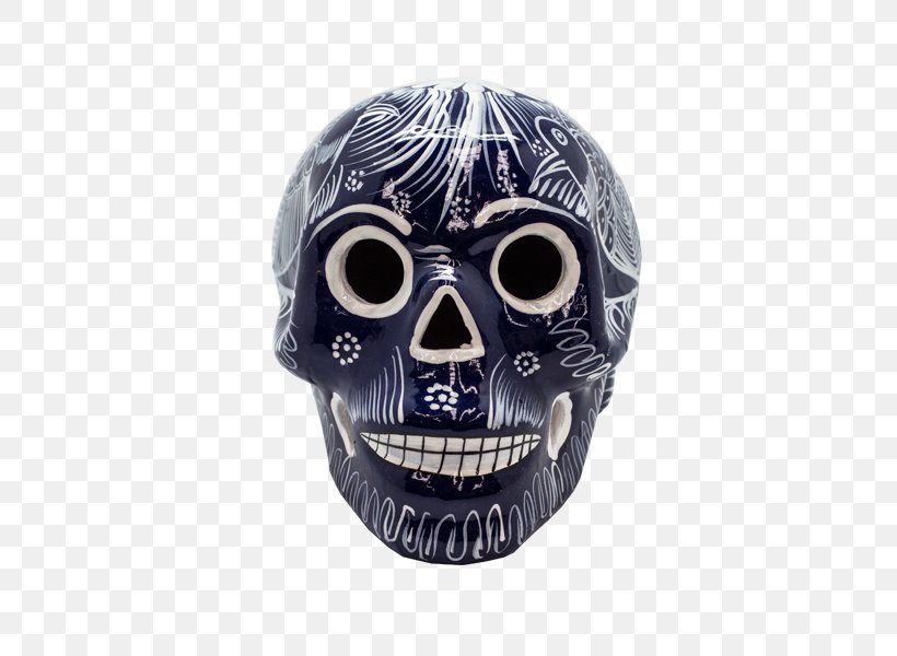 Skull Day Of The Dead Mexico Mexican Cuisine Death, PNG, 600x600px, Skull, Bone, Ceramic, Coconut, Craft Download Free