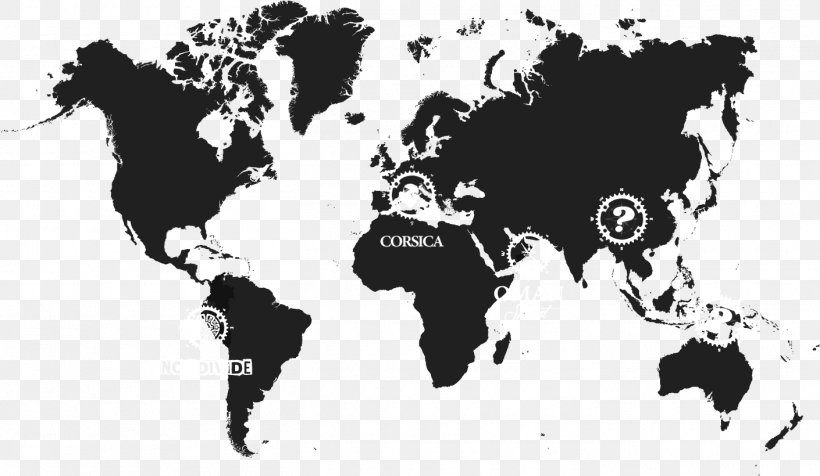 World Map Stencil Art, PNG, 1410x820px, World, Art, Atlas, Black And White, Map Download Free