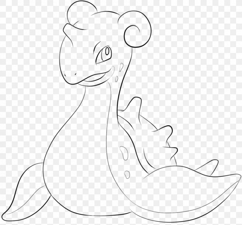 Pokémon Red And Blue Pokemon Black & White Line Art Lapras Coloring Book, PNG, 900x839px, Watercolor, Cartoon, Flower, Frame, Heart Download Free