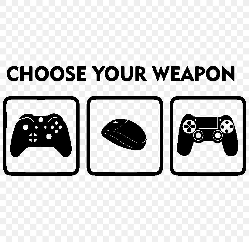 Sticker Weapon Wall Decal Video Game, PNG, 800x800px, Sticker, All Xbox Accessory, Area, Black, Black And White Download Free
