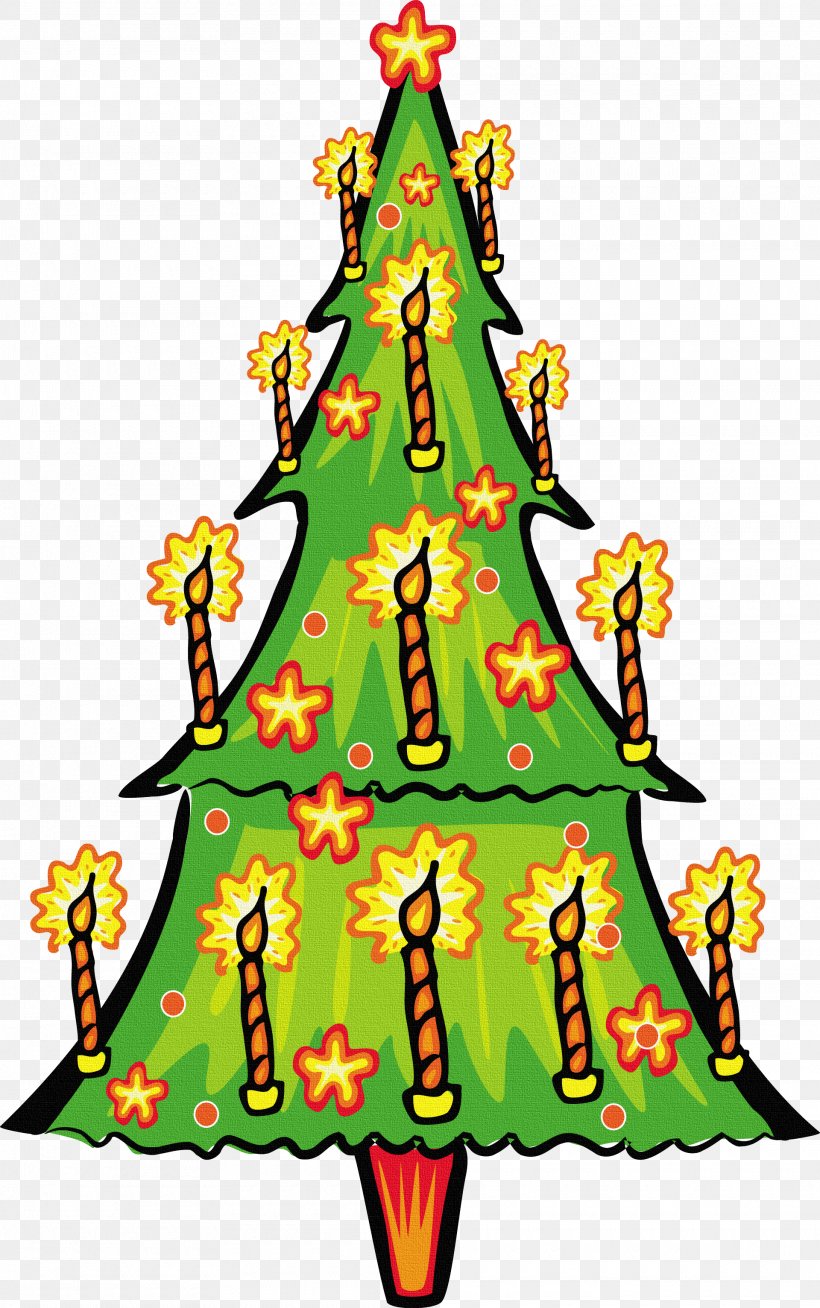 Christmas Tree Clip Art, PNG, 1920x3064px, Christmas Tree, Branch, Candle, Christmas, Christmas Decoration Download Free