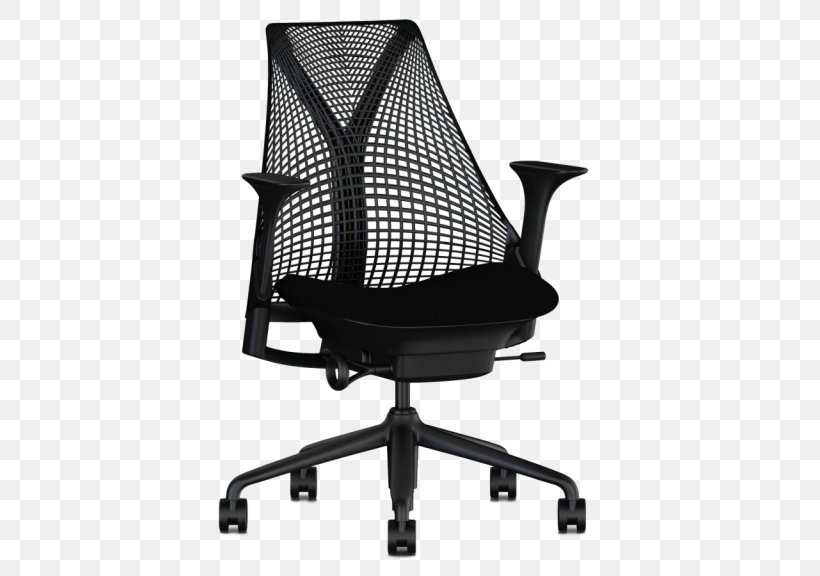 Herman Miller Office & Desk Chairs Aeron Chair Caster, PNG, 768x576px, Herman Miller, Aeron Chair, Armrest, Black, Cantilever Chair Download Free