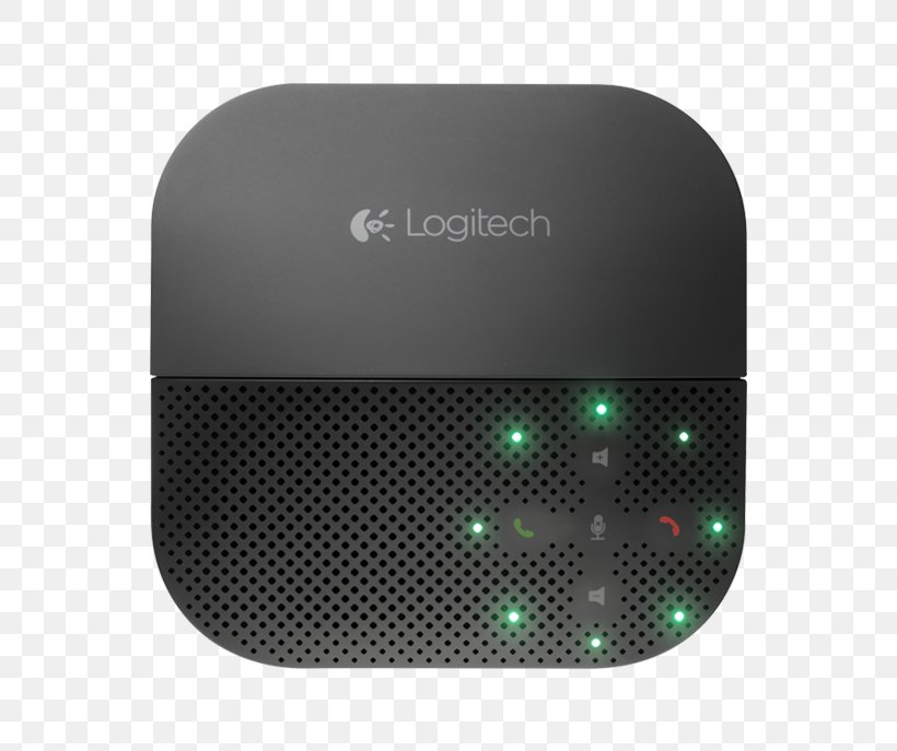 Loudspeaker Logitech P710e, Mobile Conference Speakerphone, USB/Bluetooth/NFC Ready, Battery Life Up To 15 Logitech Mobile Speakerphone P710e, PNG, 800x687px, Loudspeaker, Bluetooth, Camera, Electronics, Logitech Download Free