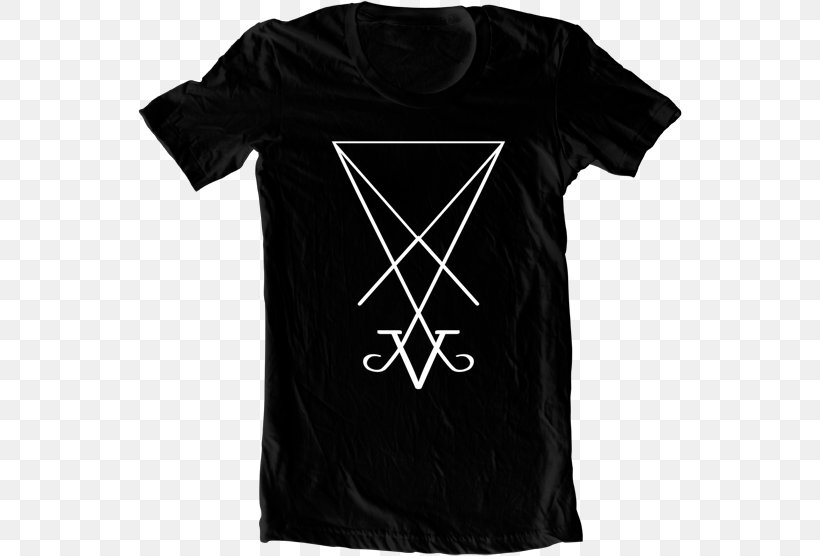 Sigilo De Lucifer T-shirt Church Of Satan, PNG, 544x556px, Lucifer, Active Shirt, Amulet, Black, Brand Download Free