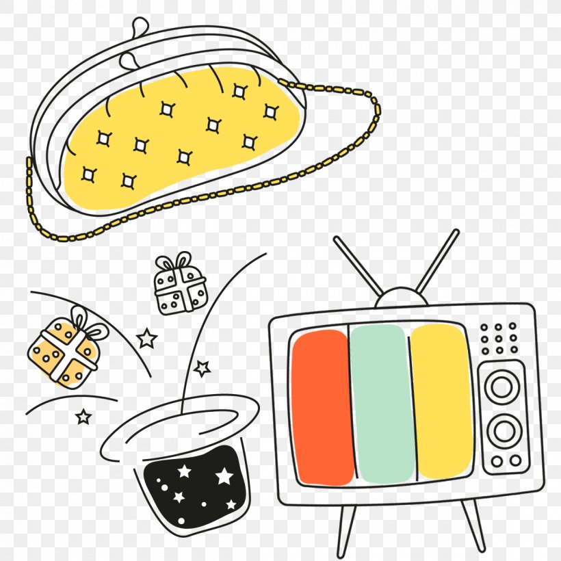 Television Cartoon Illustration, PNG, 1200x1200px, Television, Area, Cartoon, Computer, Designer Download Free