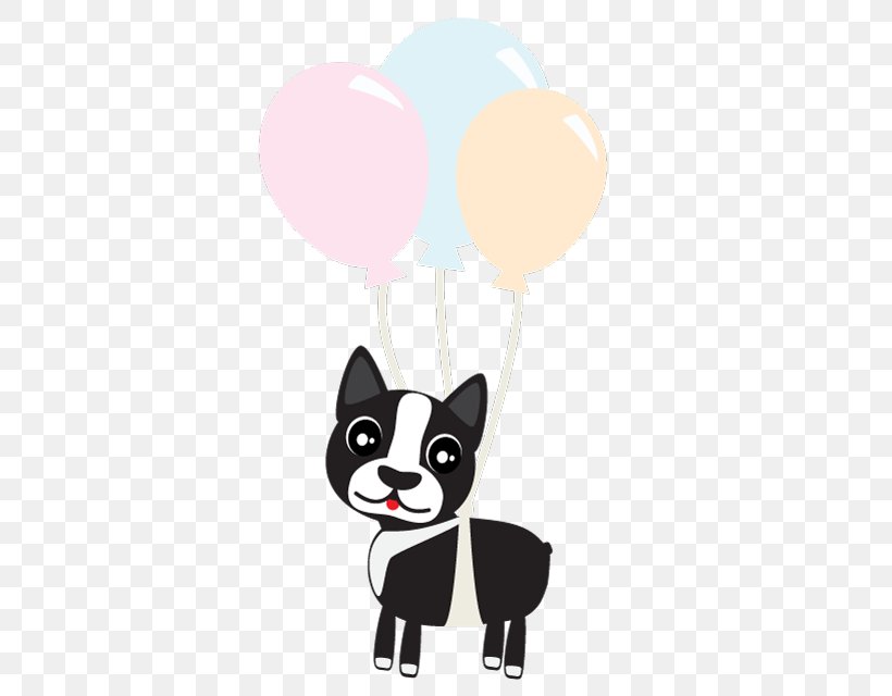 Boston Terrier French Bulldog Yorkshire Terrier Puppy Clip Art, PNG, 640x640px, Boston Terrier, Balloon, Birthday, Carnivoran, Cat Download Free
