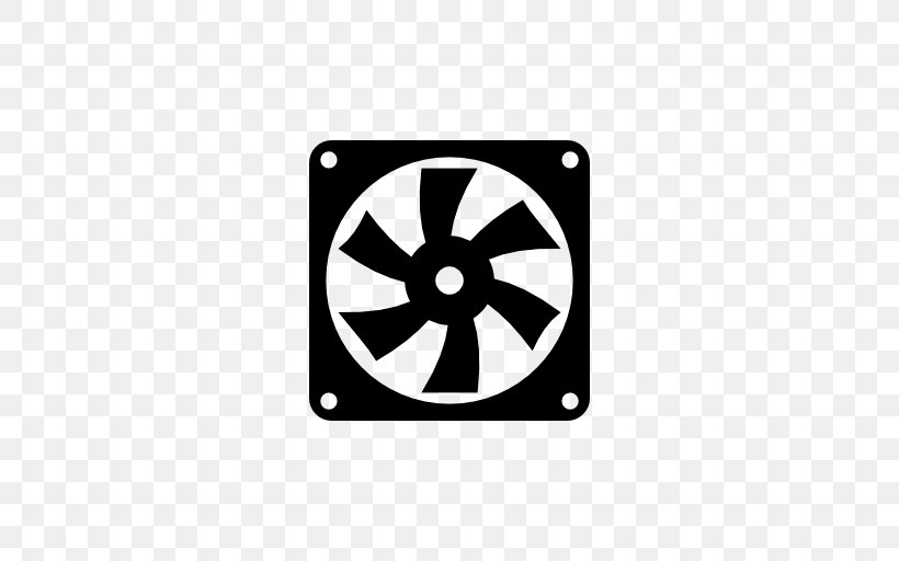 Fan, PNG, 512x512px, Fan, Air, Black And White, Computer, Computer Monitors Download Free