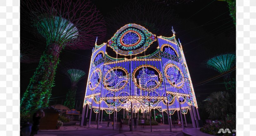 Gardens By The Bay West Martello Tower Christmas Tourist Attraction, PNG, 991x529px, 2016, 2017, Gardens By The Bay, Botanical Garden, Christmas Download Free