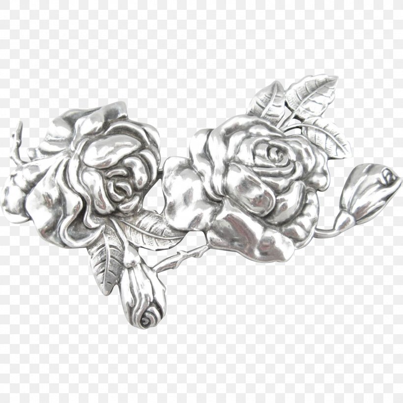 Sterling Silver Rose Jewellery Brooch, PNG, 1694x1694px, Silver, Black And White, Black Rose, Blue, Blue Rose Download Free