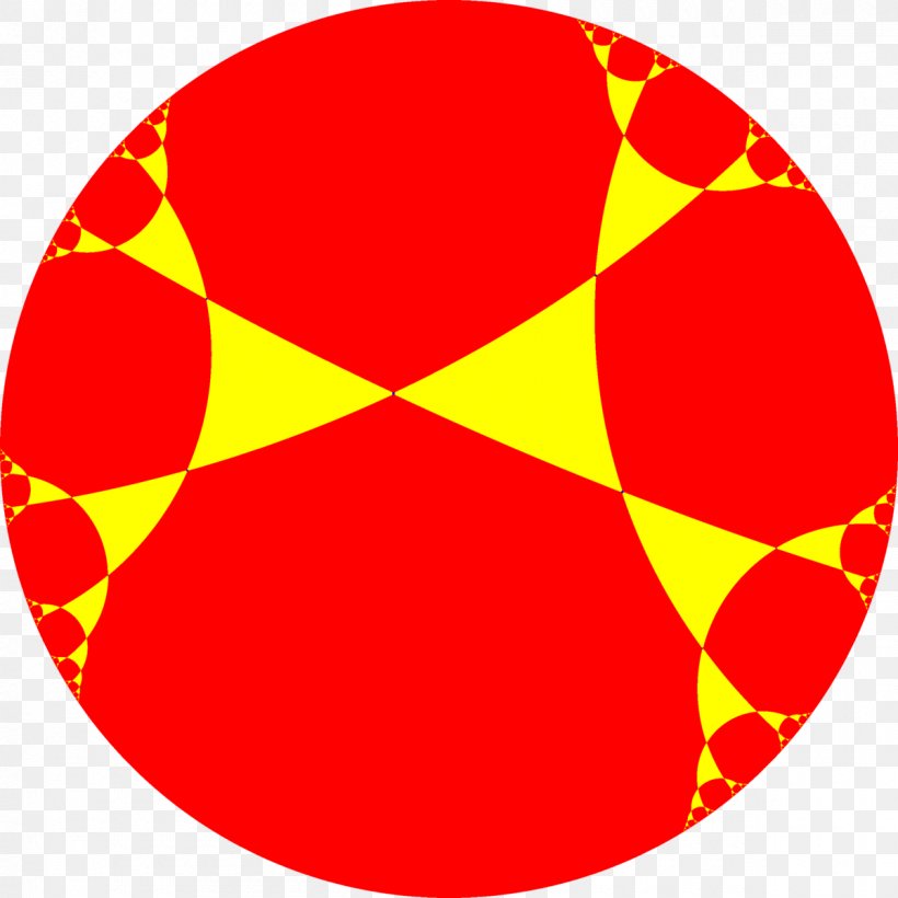 Tessellation Triapeirogonal Tiling Hyperbolic Geometry Rhombille Tiling Uniform Tilings In Hyperbolic Plane, PNG, 1200x1200px, Tessellation, Area, Ball, Football, Geometry Download Free