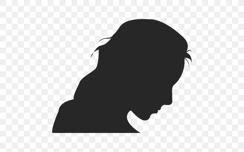 Woman Clip Art, PNG, 512x512px, Woman, Black, Black And White, Head, Monochrome Download Free