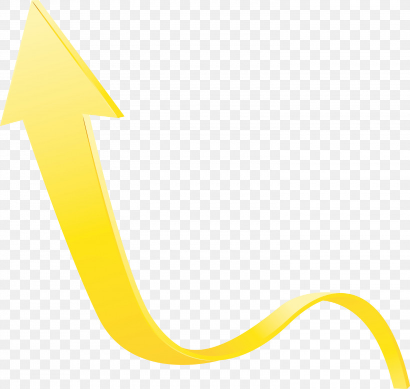 Yellow Line Font Logo, PNG, 3000x2853px, Rising Arrow, Line, Logo, Paint, Watercolor Download Free