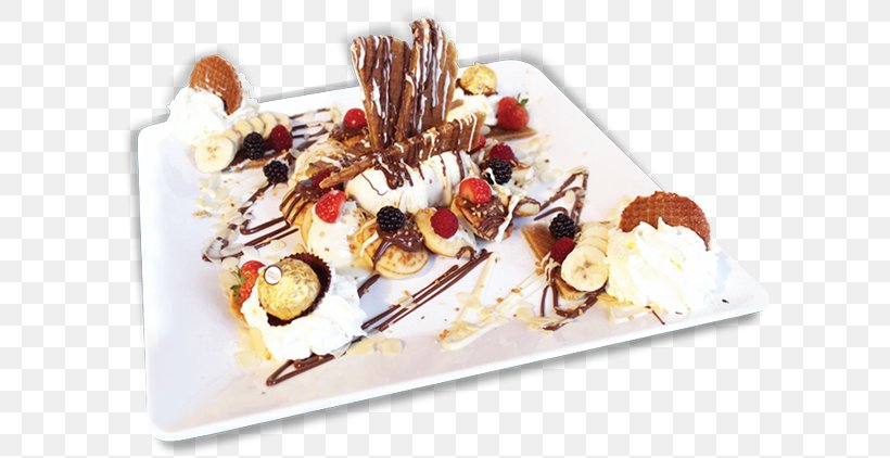 Dessert Dame Blanche Poffertjes Petit Four Crêpe, PNG, 600x422px, Dessert, Cuisine, Dairy Product, Dame Blanche, Dish Download Free