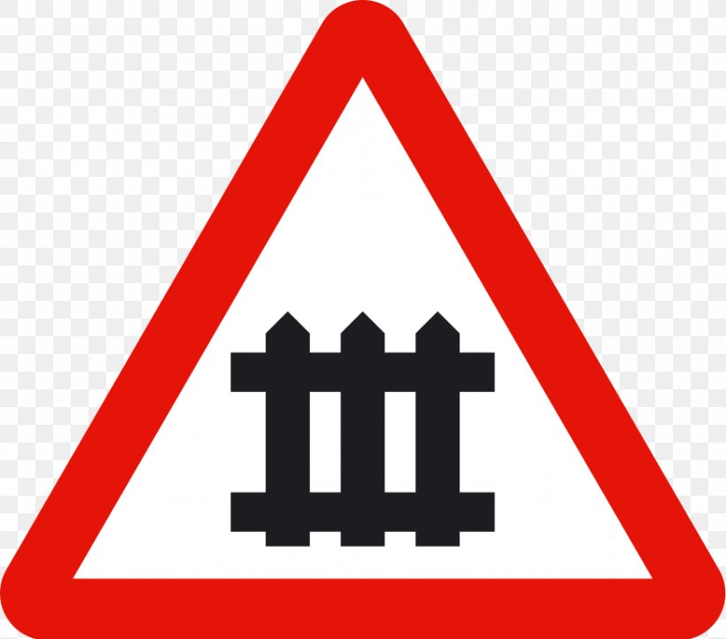 train crossing sign