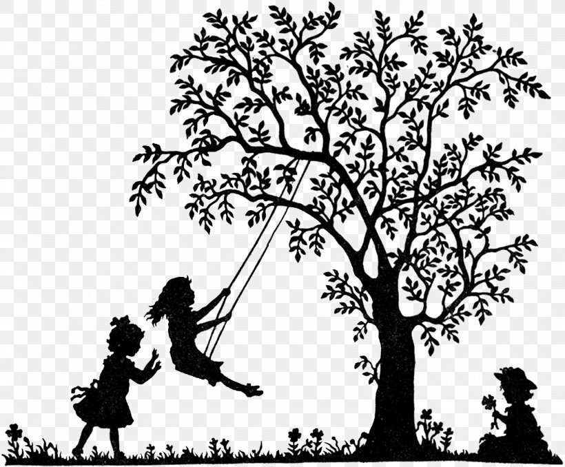 Swing Clip Art, PNG, 1600x1324px, Swing, Art, Black And White, Branch, Child Download Free