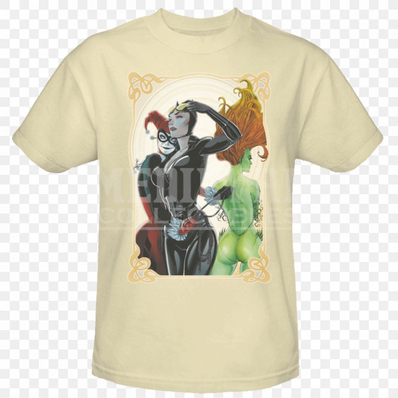 T-shirt Poison Ivy Sleeve Gotham City Sirens Slim-fit Pants, PNG, 850x850px, Tshirt, Clothing, Costume, Dress, Fashion Download Free