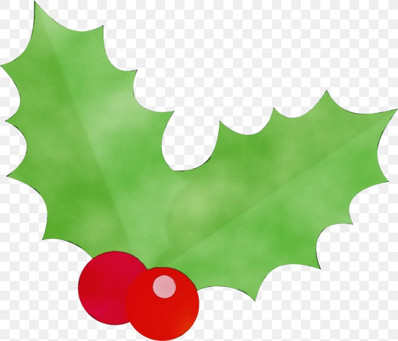 Holly, PNG, 1024x880px, Watercolor, Green, Holly, Leaf, Paint Download Free