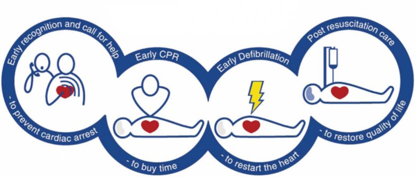 Cardiopulmonary Resuscitation Chain Of Survival Basic Life Support Cardiac Arrest Automated External Defibrillators, PNG, 1200x511px, Cardiopulmonary Resuscitation, Area, Art, Automated External Defibrillators, Basic Life Support Download Free