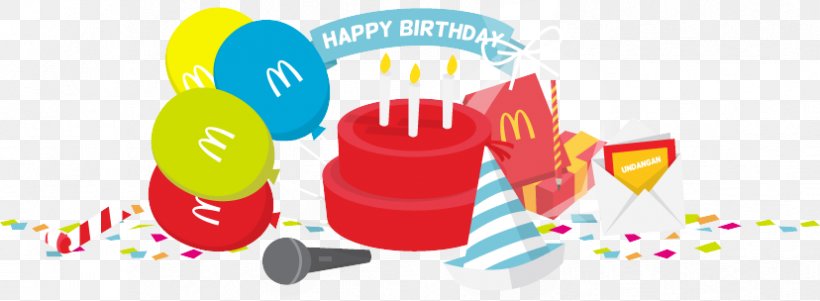 Happy Birthday McDonald's Party Gift, PNG, 828x304px, Birthday, Gift, Happy Birthday, Menu, Party Download Free