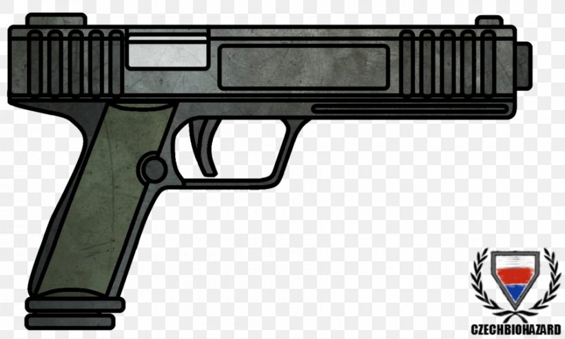 Trigger Firearm Pistol Submachine Gun Weapon, PNG, 900x542px, Watercolor, Cartoon, Flower, Frame, Heart Download Free