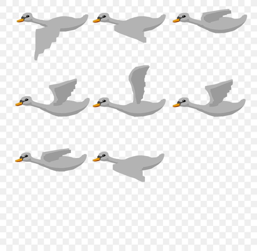 Duck Unity 2D Computer Graphics Sprite Video Game, PNG, 800x800px, 2d Computer Graphics, 3d Computer Graphics, Duck, Animal Figure, Animated Film Download Free