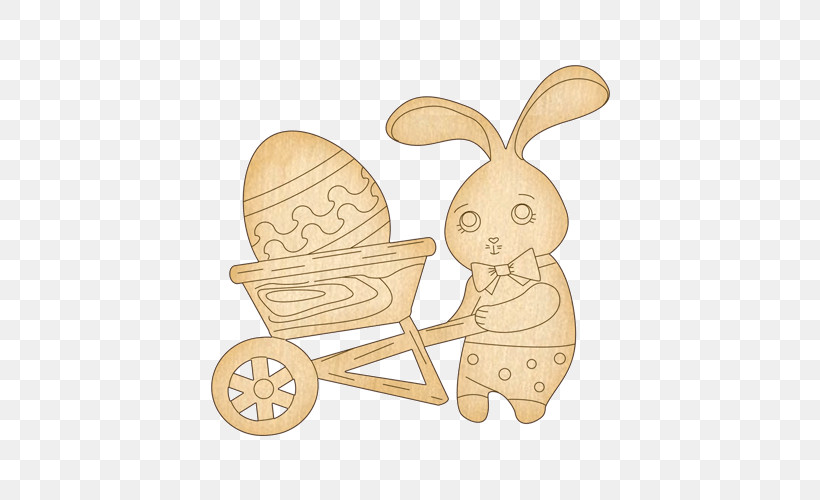 Easter Egg, PNG, 500x500px, Cartoon, Beige, Cart, Easter Egg, Egg Download Free