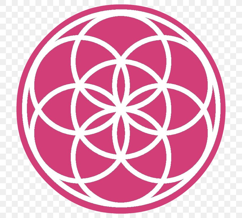 Sacred Geometry Overlapping Circles Grid Seed Logo, PNG, 738x738px, Sacred Geometry, Area, Flower, Geometry, Life Download Free