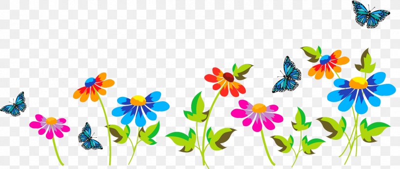 Flower, PNG, 2416x1024px, Flower, Butterfly, Flora, Floral Design, Flowering Plant Download Free