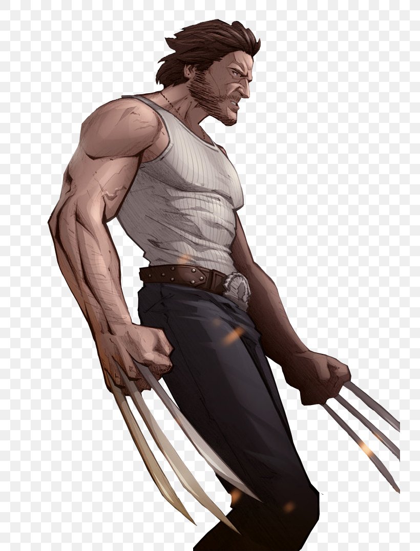 Hugh Jackman X-Men Origins: Wolverine Fan Art, PNG, 742x1076px, Watercolor, Cartoon, Flower, Frame, Heart Download Free