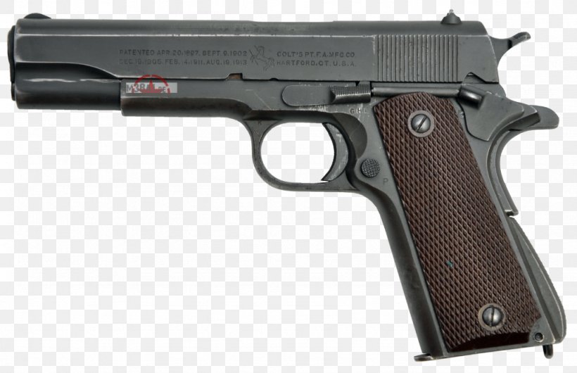 M1911 Pistol Automatic Colt Pistol .45 ACP Colt's Manufacturing Company Firearm, PNG, 1024x662px, 45 Acp, M1911 Pistol, Air Gun, Airsoft, Airsoft Gun Download Free