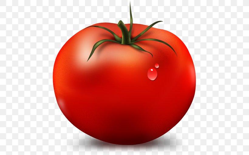 Tomato Vegetable Fruit Icon, PNG, 512x512px, Tomato, Apple, Bell Pepper, Bush Tomato, Carrot Download Free