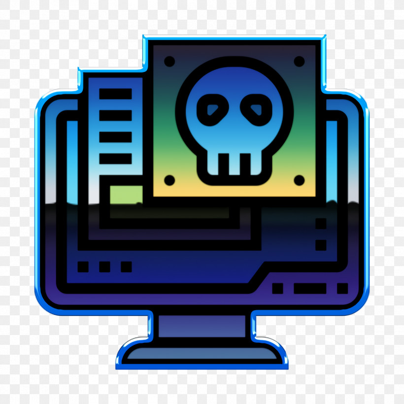 Virus Icon Cyber Crime Icon, PNG, 1196x1196px, Virus Icon, Computer Monitor Accessory, Cyber Crime Icon, Electric Blue Download Free