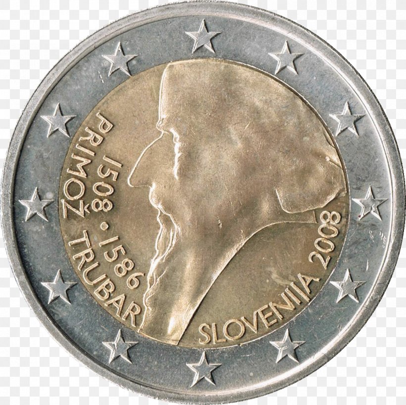 2 Euro Commemorative Coins Slovenia 2 Euro Coin, PNG, 1203x1200px, 2 Euro Coin, 2 Euro Commemorative Coins, 2008, Coin, Commemorative Coin Download Free