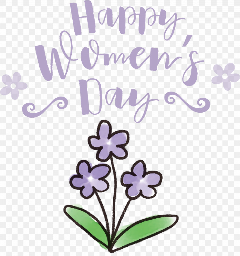 Happy Womens Day Womens Day, PNG, 2809x3000px, Happy Womens Day, Awareness, Floral Design, Greeting Card, Job Hunting Download Free