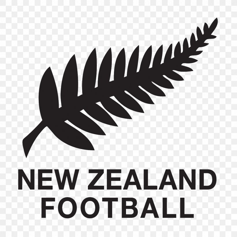 New Zealand National Football Team Oceania Football Confederation New Zealand Women's National Football Team New Zealand Football, PNG, 1200x1200px, New Zealand National Football Team, Black And White, Brand, Football, Football Team Download Free