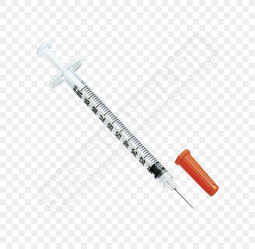 Syringe Hypodermic Needle Insulin Milliliter Becton Dickinson, PNG ...