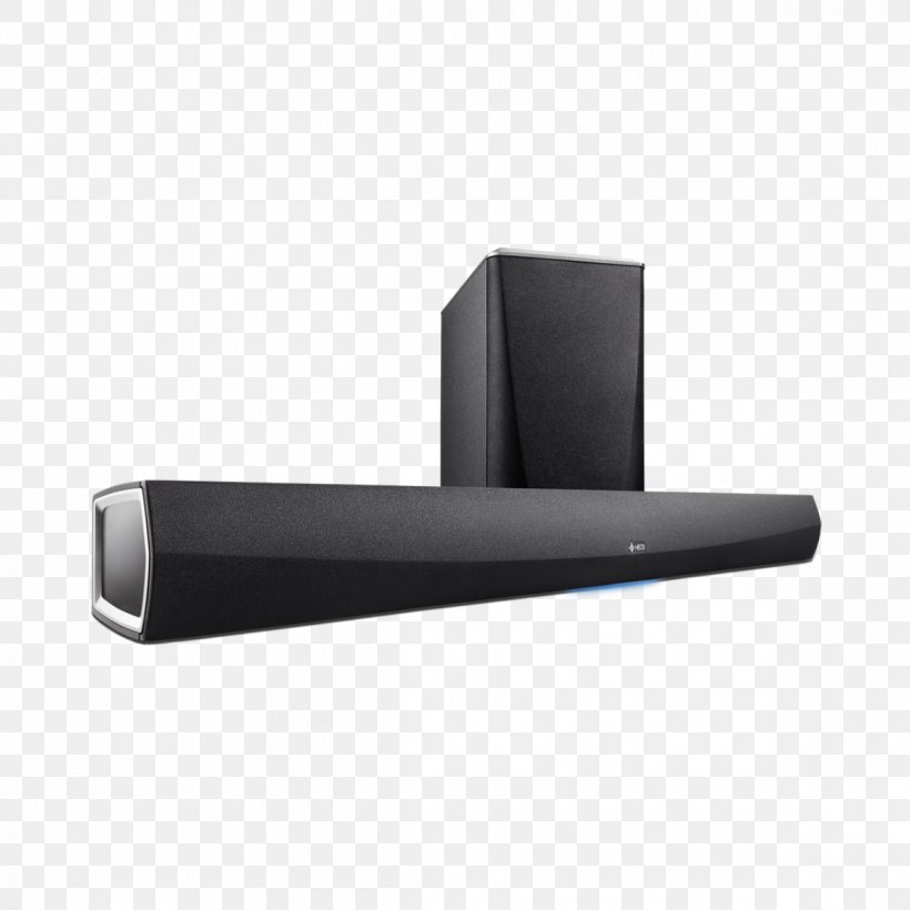 Denon Soundbar Home Theater Systems Subwoofer Loudspeaker, PNG, 1200x1200px, Denon, Amplifier, Audio, Bass, High Fidelity Download Free