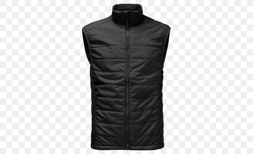 T-shirt Gilets Jacket Waistcoat, PNG, 500x500px, Tshirt, Black, Bodywarmer, Clothing, Coat Download Free