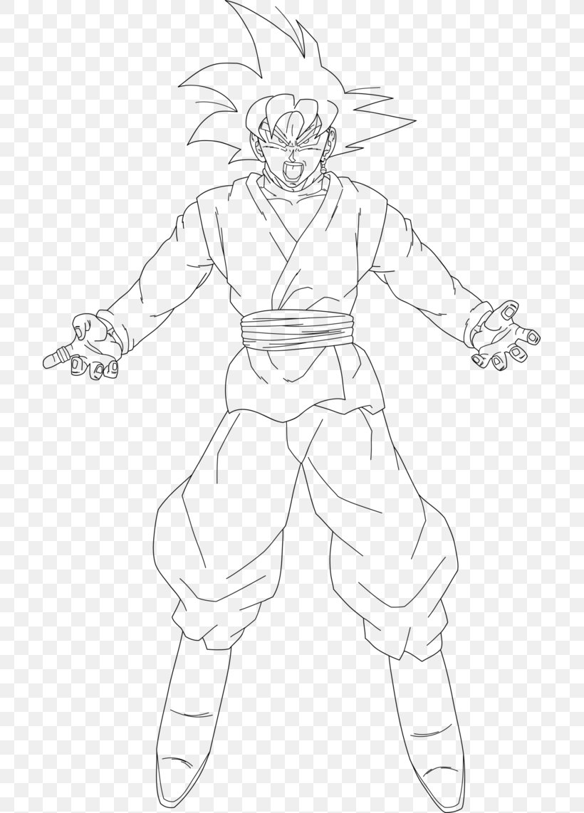 Goku Gohan Trunks Vegeta Sketch, PNG, 699x1142px, Goku, Arm, Artwork, Black And White, Character Download Free