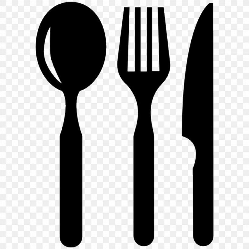 Knife Kitchen Utensil Fork Cutlery, PNG, 2300x2300px, Knife, Black And White, Cutlery, Eating, Fork Download Free