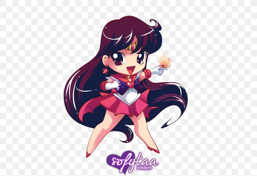 Sailor Mars Sailor Moon Sailor Venus Sailor Mercury Chibiusa, PNG, 500x562px, Watercolor, Cartoon, Flower, Frame, Heart Download Free