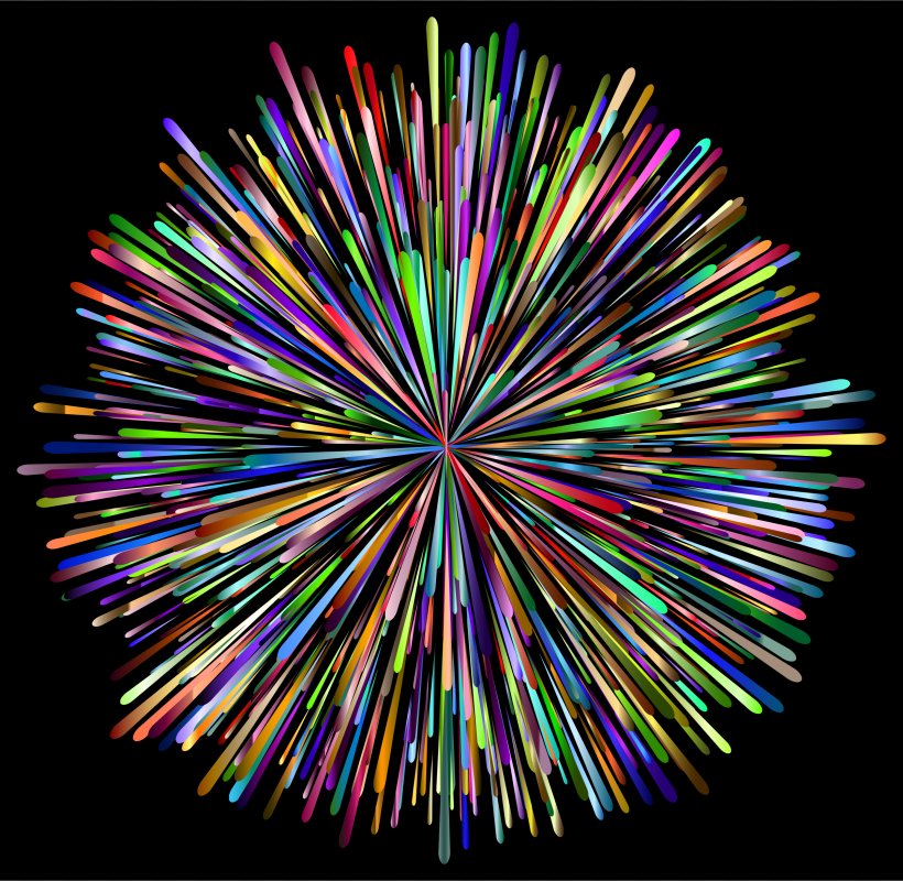 Fireworks Rainbow Clip Art, PNG, 2400x2344px, Fireworks, Color, Drawing, Event, Festival Download Free