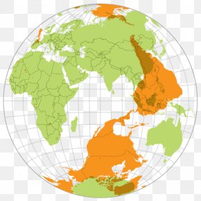 Makeup Master Map - Earth Antipodes World Map Globe PNG
