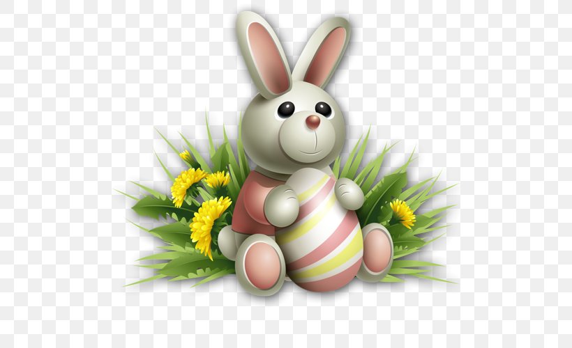 Easter Bunny Egg Hunt Christmas Easter Egg, PNG, 500x500px, Easter Bunny, Christmas, Domestic Rabbit, Easter, Easter Egg Download Free